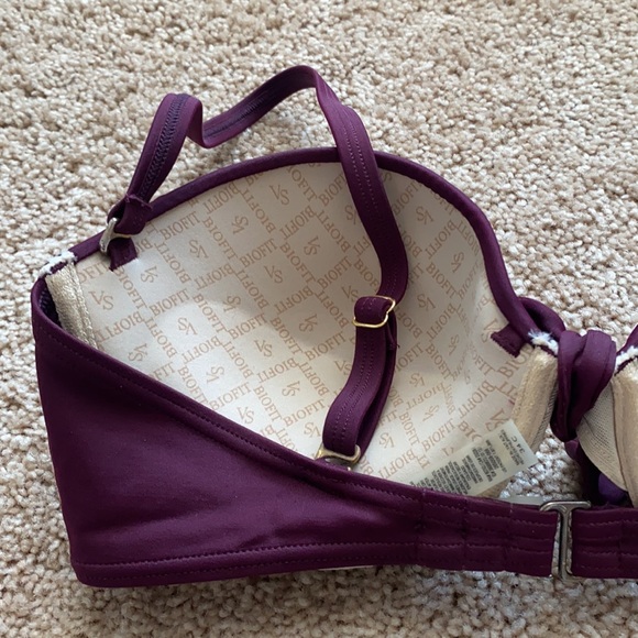 Victoria’s Secret Purple Bikini Top 34C Bottom Sm - Picture 10 of 12